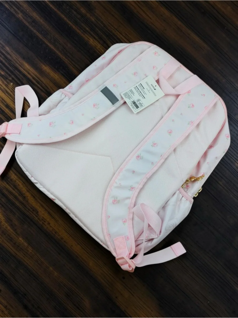 LoveShackFancy x Yoobi Pink Floral Quilted Backpack 🎀🌸